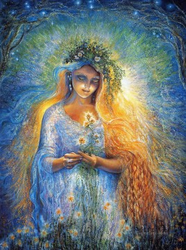JW diosas dama galadriel Fantasía Pinturas al óleo